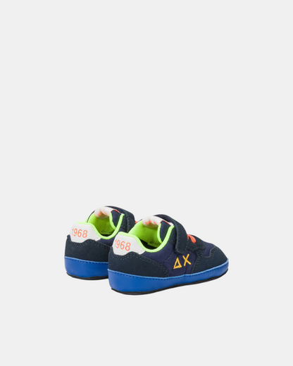 Scarpa Baby navy blue BOY'S TOM FLUO (NEW BORN)