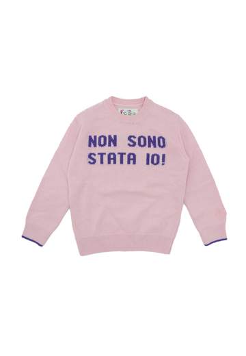 Maglia girocollo bambina Saint Barth NON SONO STATA IO