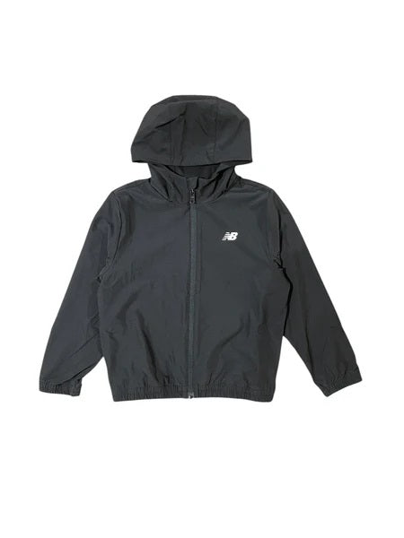 New Balance Giacca sportiva nera con logo per bambino