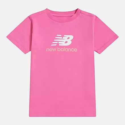T-shirt M/M bimba con stampa NEW BALANCE pink