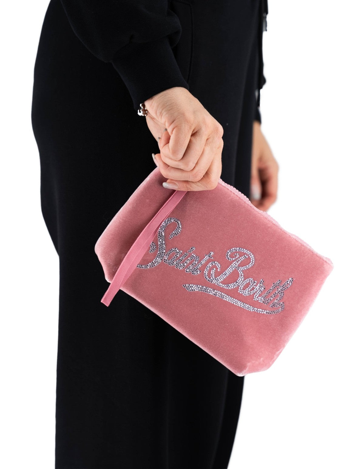 pochette Saint Barth - Aline VELVET 21 STRASS